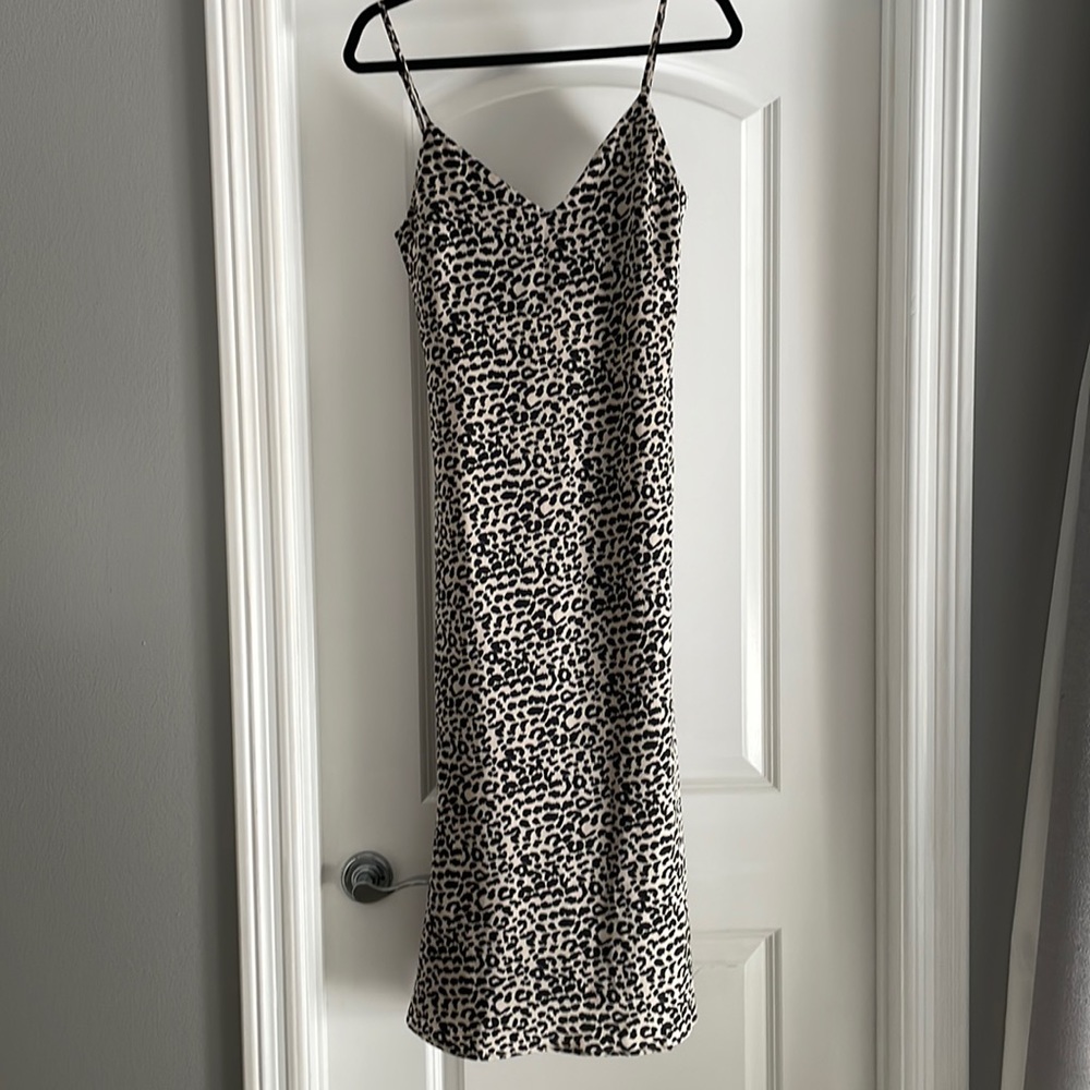 Cheetah midi dress